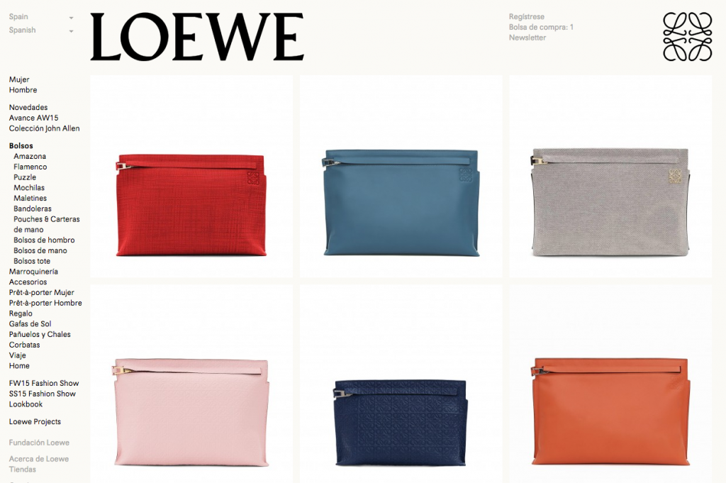 Tienda online de Loewe